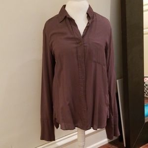 Blouse chocolate brown